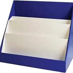 Wholesale Modern 2-Tier Counter <b>Display</b> Stand Creativity Retail Corrugated Cardboard Retail <b>Display</b> <b>Box</b> Eco-Friendly - Product Image 2