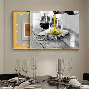 Pannello di casa pittura OEM arte da parete decorazione <span class=keywords><strong>per</strong></span> la casa vino in vetro stampa nordico misuratore scorrevole cover elettrico <span class=keywords><strong>per</strong></span> Hotel - Product Image 1