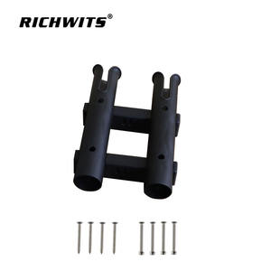 Support de canne à pêche détachable à deux trous Zhibo en deux parties, en plastique, pour bateau et yacht - Product Image 4