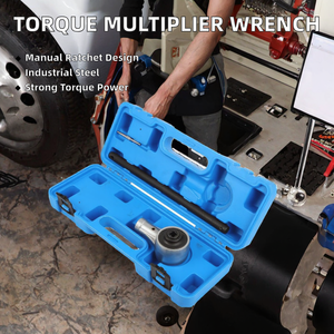 Torque Multiplier Wrench Heavy Duty Metric Chrome Vanadium Steel Ratcheting <b>Hand</b> <b>Tool</b> Output Max 3/4 Inch Drive 1100Ft Lb 1500Nm - Product Image 2