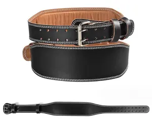 El más nuevo y popular Power Leather Custom Belts Back Support Gym Fitness Protector de cintura de cuero Cinturón de levantamiento de pesas