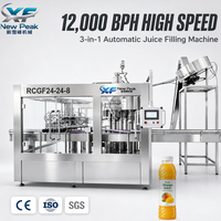 Nieuwe Peak Automatische Hete Drankjesmachine Sap Thee Productielijn Sapafvulmachine voor Vers Fruit Sapvulfabriek
