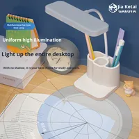 Lampe de lecture de bureau moderne, protection des yeux, réglable, commande tactile, lumière à intensité variable, porte-stylo pour chambre à coucher, salle d'étude, fonctionne sur batterie
