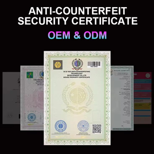工厂最新款毕业证书定制防伪检测报告水印纸安全线纸 - Product Image 5