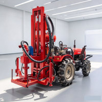 Machine de forage de puits d'eau entraînée par un tracteur, hydraulique, avec prise de force (PTO), pour le forage de puits d'eau domestiques et agricoles
