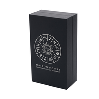 Boîte Cadeau de Luxe Noire Haut de Gamme pour Parfum, Portable et Réutilisable en EVA avec Revêtement UV et Estampage, Impression en Relief – Offre Spéciale