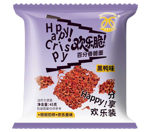 Nouilles instantanées épicées et parfumées, croustillantes, faibles en sodium, 45g, collations pratiques pour regarder des séries, qualité certifiée - Product Image 1