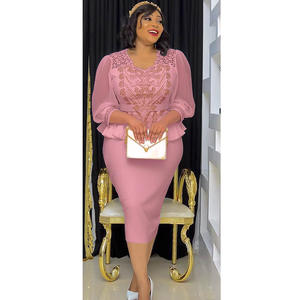 Robes africaines élégantes pour femmes, vêtements de bureau tendance <span class=keywords><strong>2022</strong></span> - Product Image 4