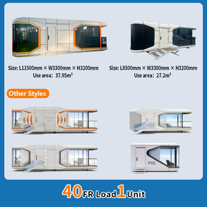 Case Prefabbricate in Container da 40 Piedi per il Settore <span class=keywords><strong>Immobiliare</strong></span>, Casa Capsula per Campeggio, Resistente ai Terremoti, Antivento, Installazione Rapida, Design Moderno - Product Image 3