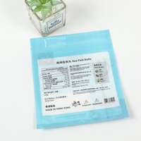Sac d'emballage personnalisé avec logo, style tendance, qualité alimentaire, pour produits de la mer et snacks spécialisés, pour présentoir et vente en gros