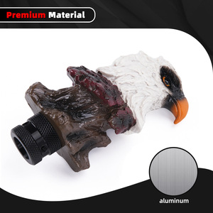 Eagle Gear <b>Shift</b> <b>Knob</b> Resin White Headed Eagle Car Gearbox Lever Head Universal Fit Style A B C - Product Image 4