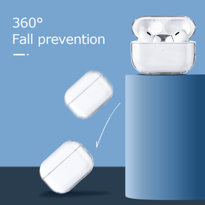 Custodia Protettiva Trasparente in Plastica PC a 360° Antiurto per <span class=keywords><strong>Apple</strong></span> Airpods Pro3, Cover Protettiva Anti-Caduta per Cuffie - Product Image 3