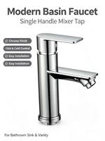 Robinet de lavabo en plastique NES-CA946, disponible en OEM et ODM, robinet chaud et froid pour salle de bain