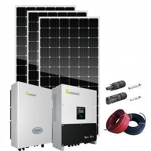 Système solaire hybride hors réseau et connecté au réseau à haut rendement et économique, ensemble complet 12KW 15KW 16KW - Product Image 1