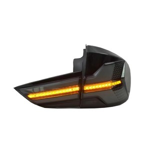 Fanali Posteriori per <span class=keywords><strong>BMW</strong></span> <span class=keywords><strong>X1</strong></span> E84 2012-2015, Stile G05 Aggiornato, Retrofit con Lente Nera e Rossa, Luci LED per Freni e Indicatori di Direzione - Product Image 5