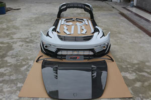 Kit carrosserie semi-carbone pour Porsche Panamera 971, mise à niveau MSY, kit carrosserie, pare-chocs avant, pare-chocs arrière, jupes latérales, capot, pièces extérieures - Product Image 6