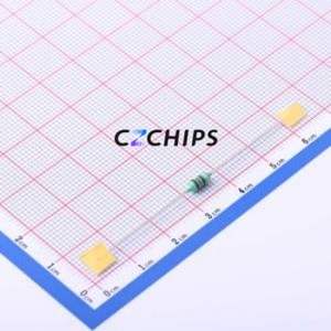 Inductor de Anillo de Color AL0307-181K / Componente de Orificio Pasante (THT), D2.8xL7mm 180uH 10% 80mA 16Ohm - Product Image 1