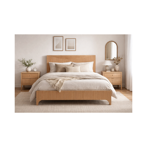 Home Furniture Sustainable Eco-Friendly Durable Modern Design Best Seller Bedroom Furniture Wooden Bedv - Product Image 1
