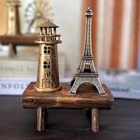 Rétro grande roue sable sablier ornements créatif étudiant cadeau décoration de la maison artisanat Design moderne bois matériel