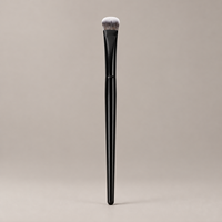 Pinceau de maquillage professionnel KB117 avec fibre de haute qualité de 0,07 mm, virole en aluminium épaissie et manche en bois de qualité supérieure