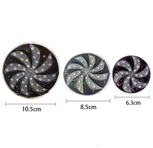 YD DC 12V phổ Styling LED Strobe ánh sáng nóng bánh xe đèn flash đèn đầy màu sắc bầu không khí Đèn ban ngày Chạy ánh sáng - Product Image 6