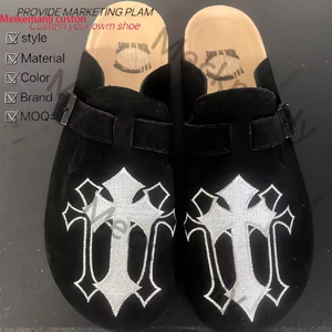 Mules décontractées pour femmes et couples, pantoufles paresseuses grande taille en liège - Product Image 1