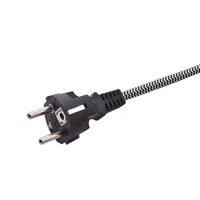 Carrete de Cable eléctrico TianTai IEC VDE Europa 250V Cable de alimentación AC BS CEE PVC chaqueta PC de goma para ordenador hogar CN enchufe estándar