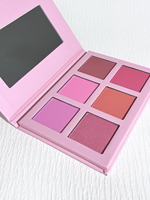 Palette de fard à paupières personnalisée multicolore longue durée nacrée mate fine paillettes multi-occasions couche fraîche débutant
