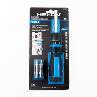 12 dans 1 multifonctionnel ménage outils à main CR-V prises et à cliquet tournevis pilote bits set