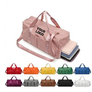Sac de voyage personnalisable pour femme Xdh066, sac de sport promotionnel avec logo imprimé, idéal pour la gym et les voyages - Product Image 1