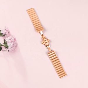 ERAYSUN, precio al por mayor, correa de reloj de acero inoxidable, hebilla de mariposa para <span class=keywords><strong>Fitbit</strong></span> Versa, accesorio de reloj inteligente, pulsera de repuesto - Product Image 4