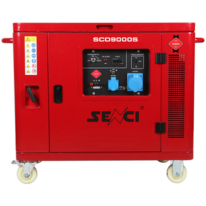 <span class=keywords><strong>Generador</strong></span> Diésel Silencioso Senci <span class=keywords><strong>de</strong></span> 6kw 7kw, 220V 230V 380V 400V, Arranque Eléctrico, con 4 Ruedas - Product Image 1
