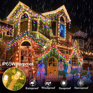 <span class=keywords><strong>Led</strong></span> năng lượng mặt trời Thác chuỗi ánh sáng ngoài trời không thấm nước IP65 câu chuyện cổ tích màu ngày giáng sinh đèn cho các bên - Product Image 5