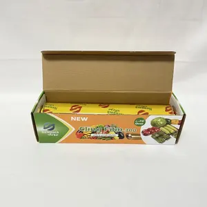 Food Service Plastic 100% Biodegradable Packaging Fresh Wrap Pla Cling Film For Food Store