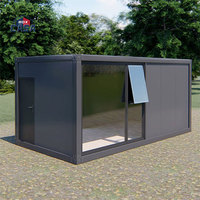 Casa Prefabricada de Estructura de Acero de Montaje Rápido con Certificación CE, Casa Modular Moderna para Huéspedes, Casa Prefabricada en Paquete Plano