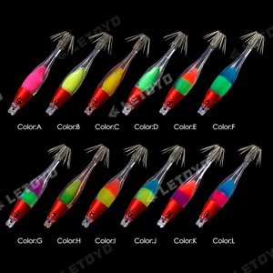 Señuelos de Pesca LETOYO LT130821 Mini Squid SABIKI, 2.1g 52mm, <span class=keywords><strong>Egi</strong></span> Luminoso, Señuelos de Pesca que Brillan en la Oscuridad - Product Image 5