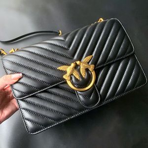 <span class=keywords><strong>Bolso</strong></span> Bandolera de Piel Genuina 2026, Estilo Clásico con Solapa y Cadena, de Alta Calidad para Mujer - Product Image 1