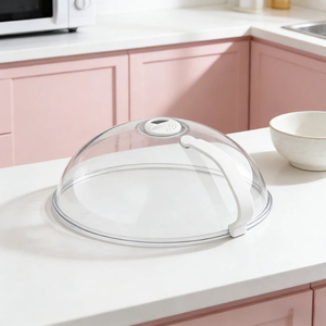 Tapa Antisalpicaduras para Microondas, Libre de BPA, para Calentar Alimentos con Ventilación de Vapor, Apta para Lavavajillas, Transparente y Visible - Product Image 2