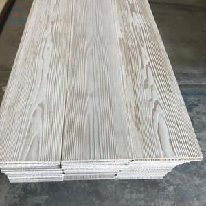 Personalize o revestimento de superfície ventilado madeira grão fibra cimento tapume fachada para construção projeto tapume - Product Image 2