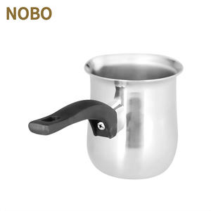 Juego de calentadores de café <span class=keywords><strong>con</strong></span> olla de leche, juegos de utensilios de cocina de acero inoxidable, pulido de espejo, olla para derretir <span class=keywords><strong>Chocolate</strong></span> individual interior y exterior - Product Image 5