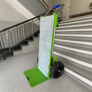 Elektrischer Klappbarer Stahl-Treppensteiger mit Batterie, Raupentransportwagen für Lasten mit Gurt - Product Image 2