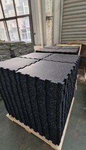 Tapis en caoutchouc à haute absorption acoustique, épaisseur 3 mm à 10 mm, en rouleaux pour sols de gymnase et d'exercice à domicile - Product Image 2