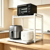 Étagère de rangement multifonctionnelle pour usage domestique, petite taille et facile à nettoyer, support coulissant pour cuisine et salon