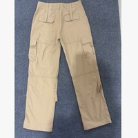 Pantalon cargo tactique pour femme, multi-poches, pour randonnée en extérieur, coupe droite, pantalon de travail, fournisseur d'usine en gros