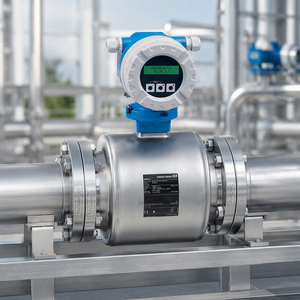 Débitmètre hygiénique E+H Proline 50H/53H Tri-clamp avec revêtement PFA 316L 3A 0,5% 4-20mA HART pour l'industrie alimentaire, des boissons et pharmaceutique - Product Image 1