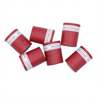 Échantillon gratuit, bouchons de bouteille thermorétractables en PVC/aluminium avec logo personnalisé, 30*50mm, champagne, rabat avec bande détachable, fabriqué en plastique durable