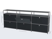 Meubles de salon modulaires en acier inoxydable, pliables, sans soudure, amovibles, avec billes filetées