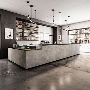 Comptoirs de restaurant en pierre artificielle, comptoirs de pâtisserie, comptoirs de présentation, meubles de salon pour comptoir de bar - Product Image 5