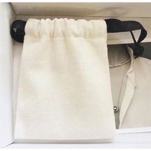 White Clear Plastic Drawstring Frosted Velvet String Gym Cotton Mesh Drawstring Cotton Bag - Product Image 3