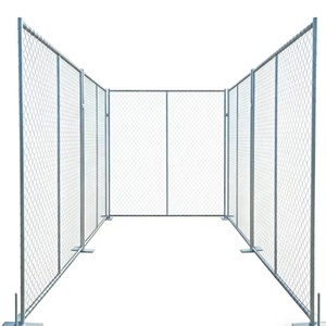 Clôture écologique amovible, barrières de contrôle en maille, clôture de chantier portable en métal soudé galvanisé pour la sécurité des foules - Product Image 6